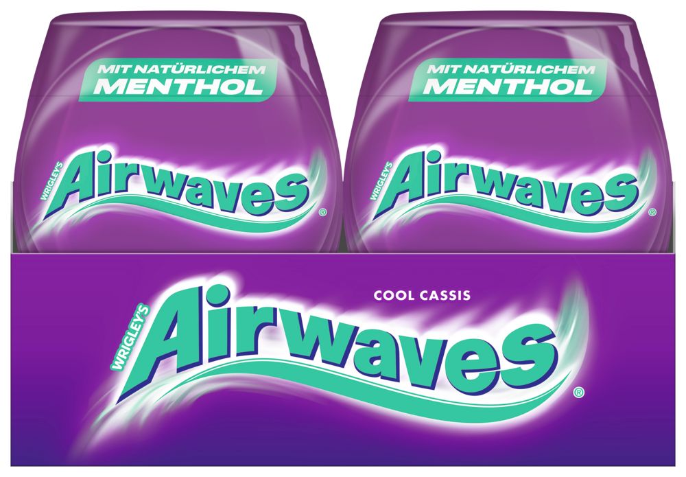 AIRWAVES Kaugummi Cool Cassis