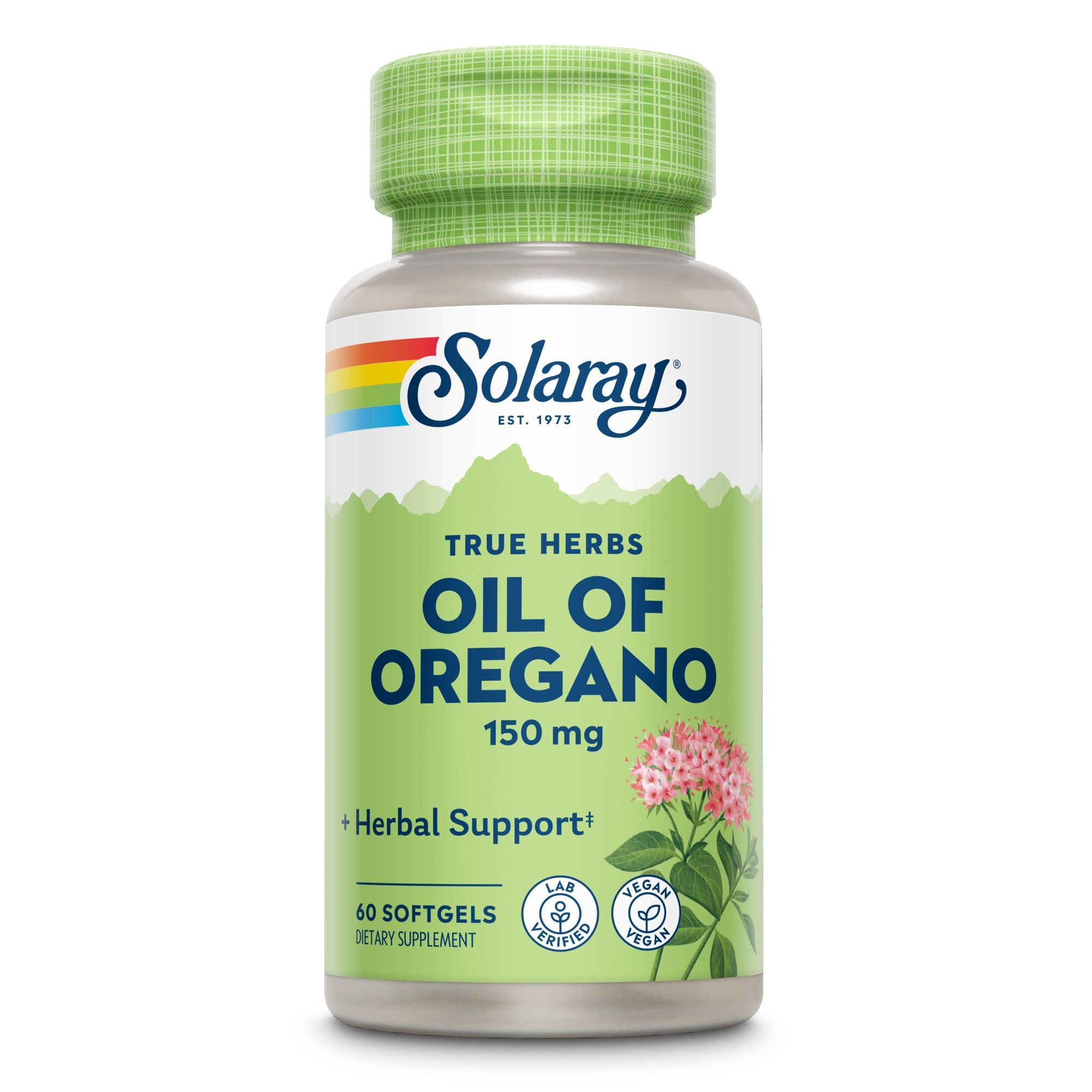 Solaray Oregano Öl vegan 60 St Weichkapseln