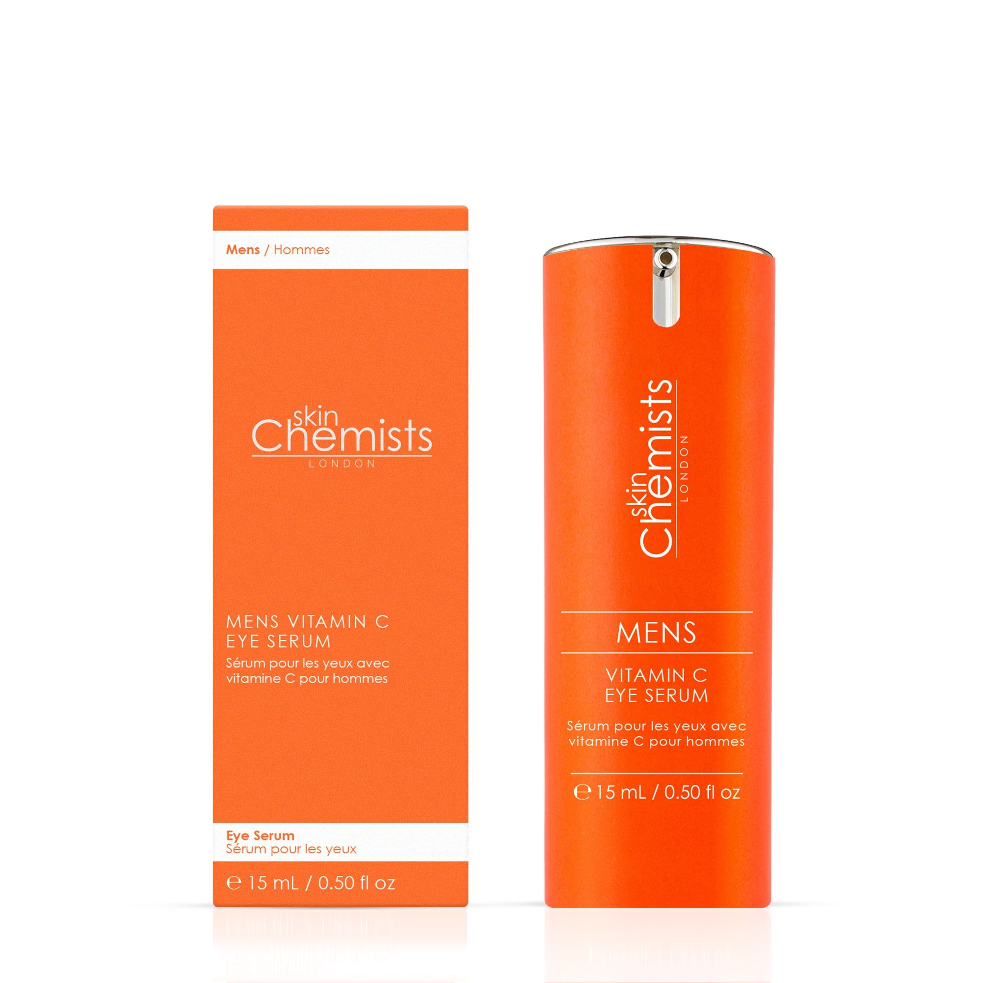 SkinChemists Mens Vitamin C Day Moisturizer + SkinChemists Mens Vitamin C Eye Serum