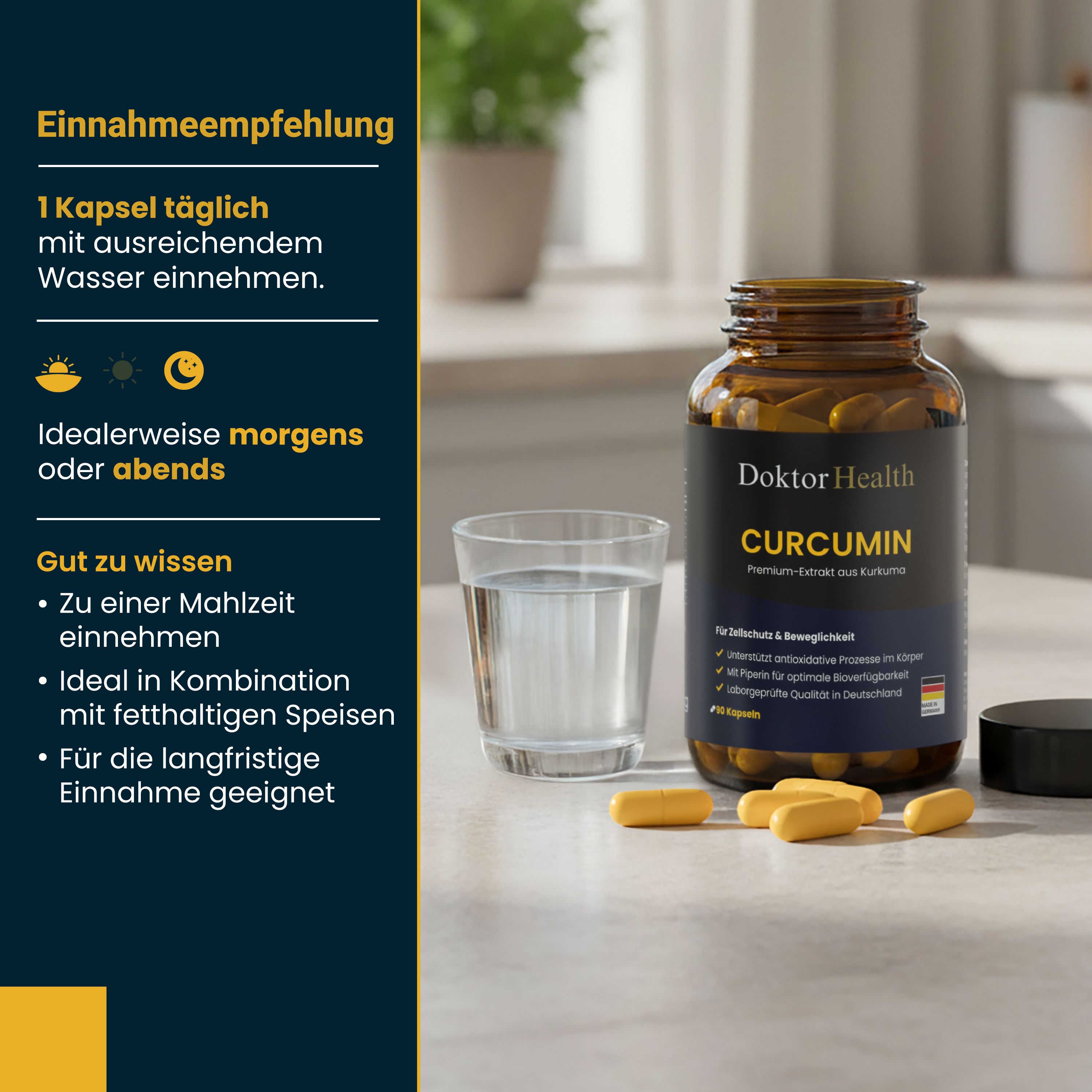 Doktor Health Curcumin Kapseln