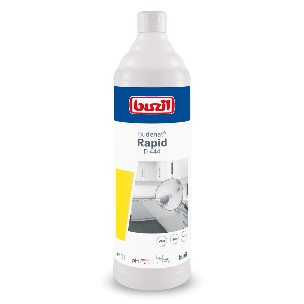 Buzil Budenat® Rapid D 444 Gebrauchsfertiges alkoholisches Schnelldesinfektionsmittel 1 l Desinfektionslösung