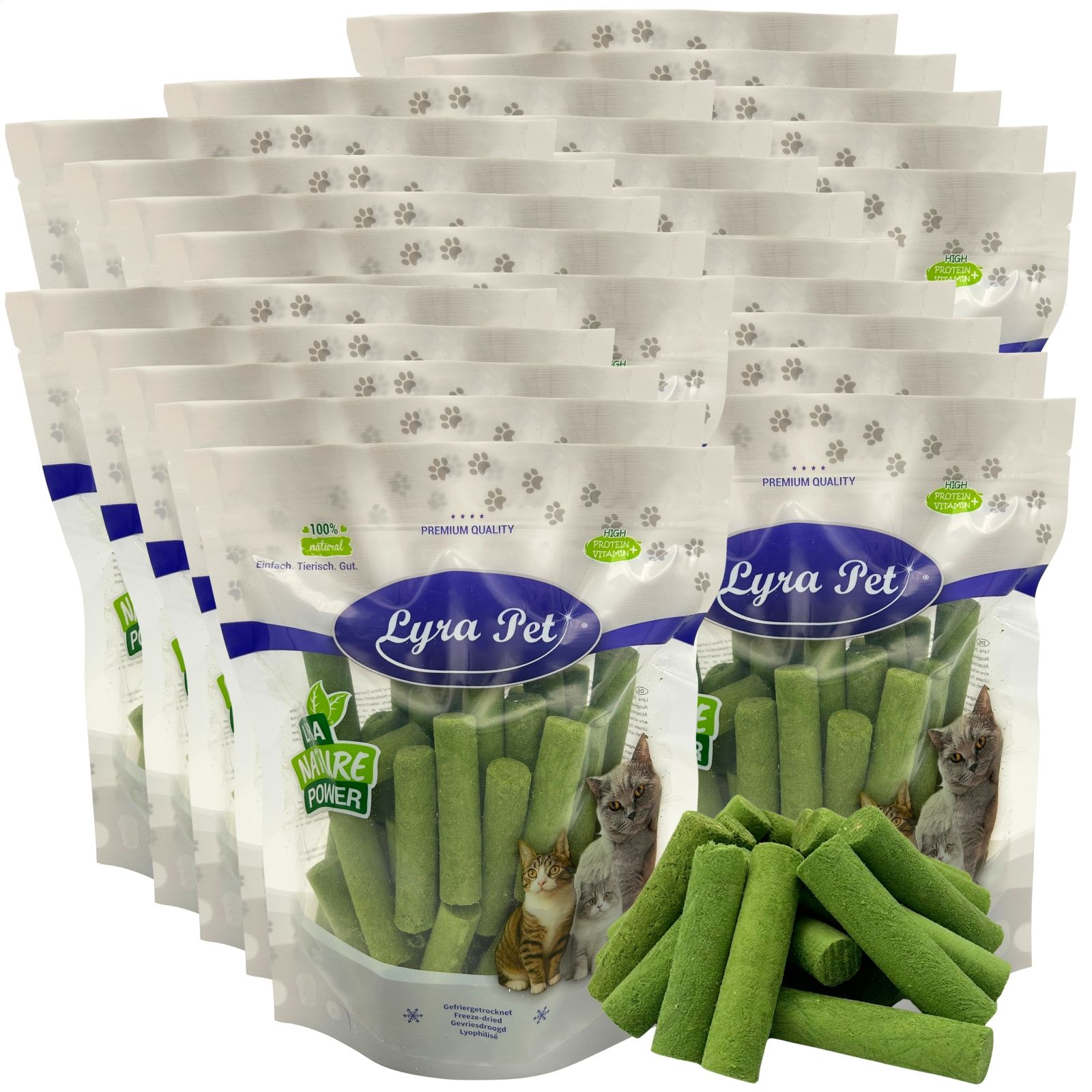 Lyra Katzengras Sticks gefriergetrocknet 5 kg
