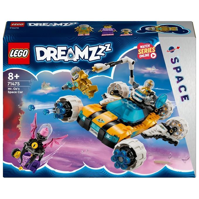 LEGO DREAMZzz 71475 L'Auto Spaziale del Professor Oswald, Salva Jayden con il Veicolo Trasformabile