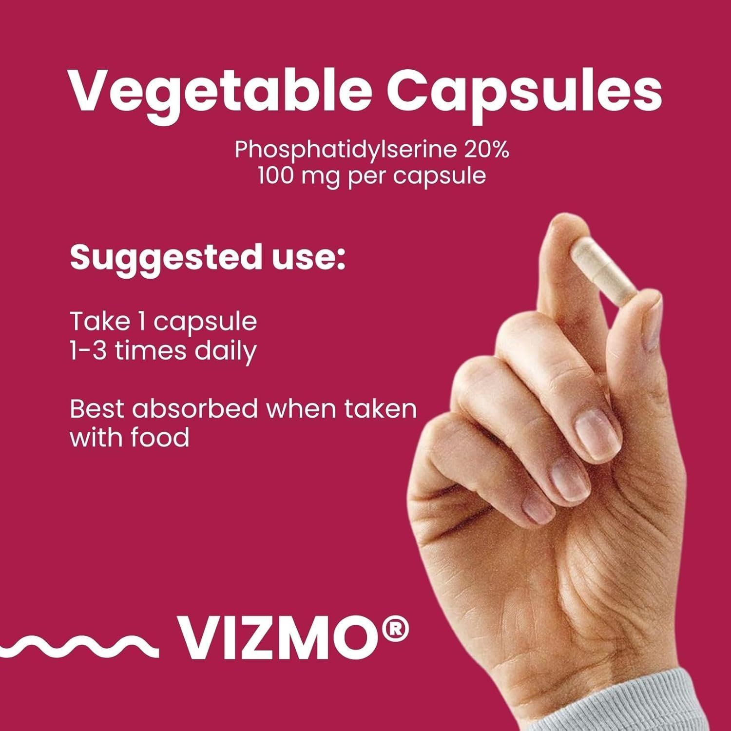 Vizmo Gedächtnis Phosphatidylserin Kapseln