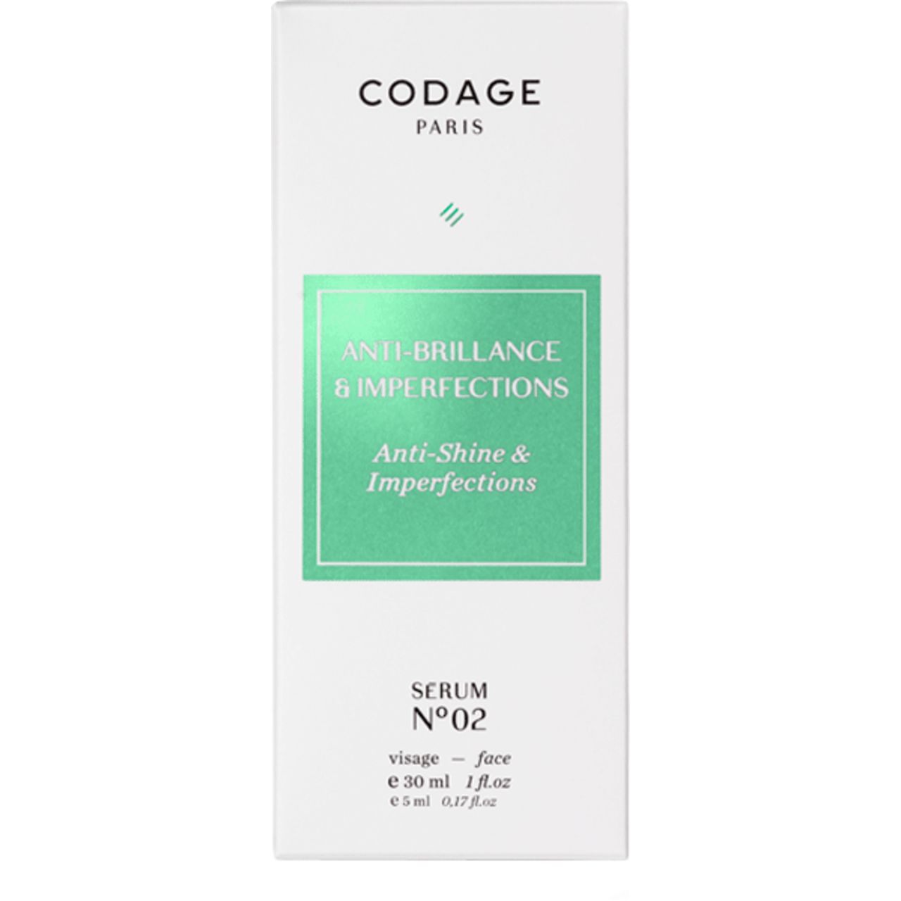 Codage, Sérum N°02 Anti-Brillance & Imperfections