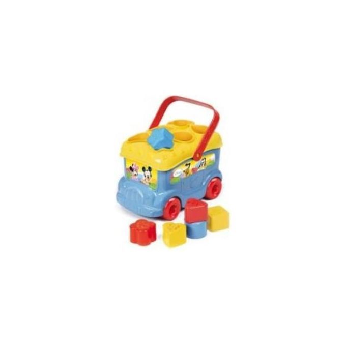 CLEMENTONI Topolino Bus inserimento forme - 9 blocchi colorati - Immagine 5