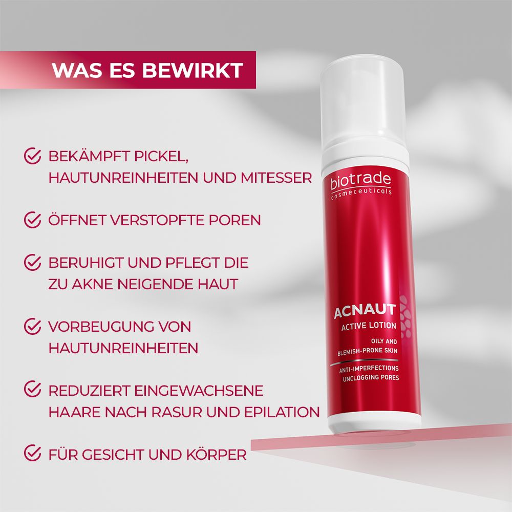 Biotrade Acnaut Aktive Lotion gegen Pickel