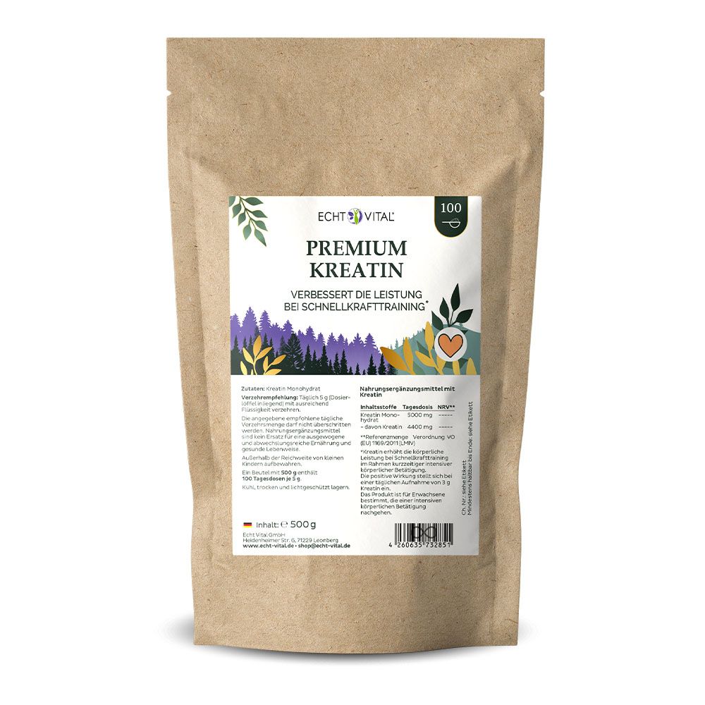 Echt Vital Premium Kreatin Monohydrat
