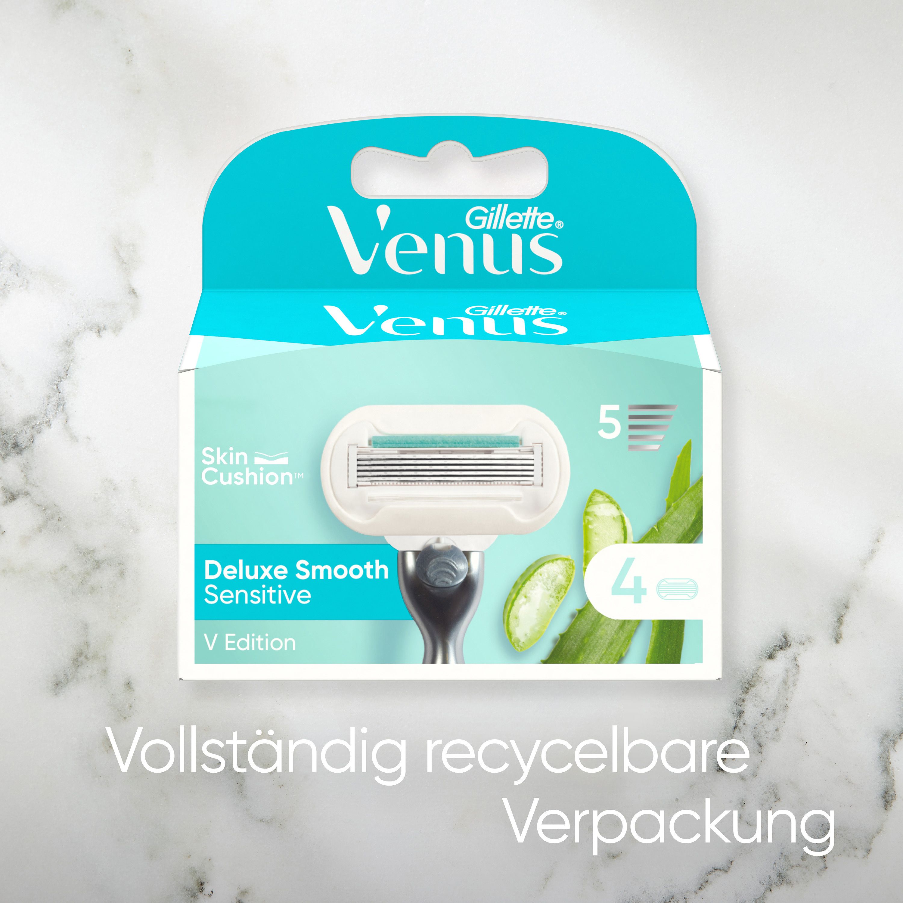 Gillette Venus - Rasierklingen "Deluxe Smooth Sensitive"