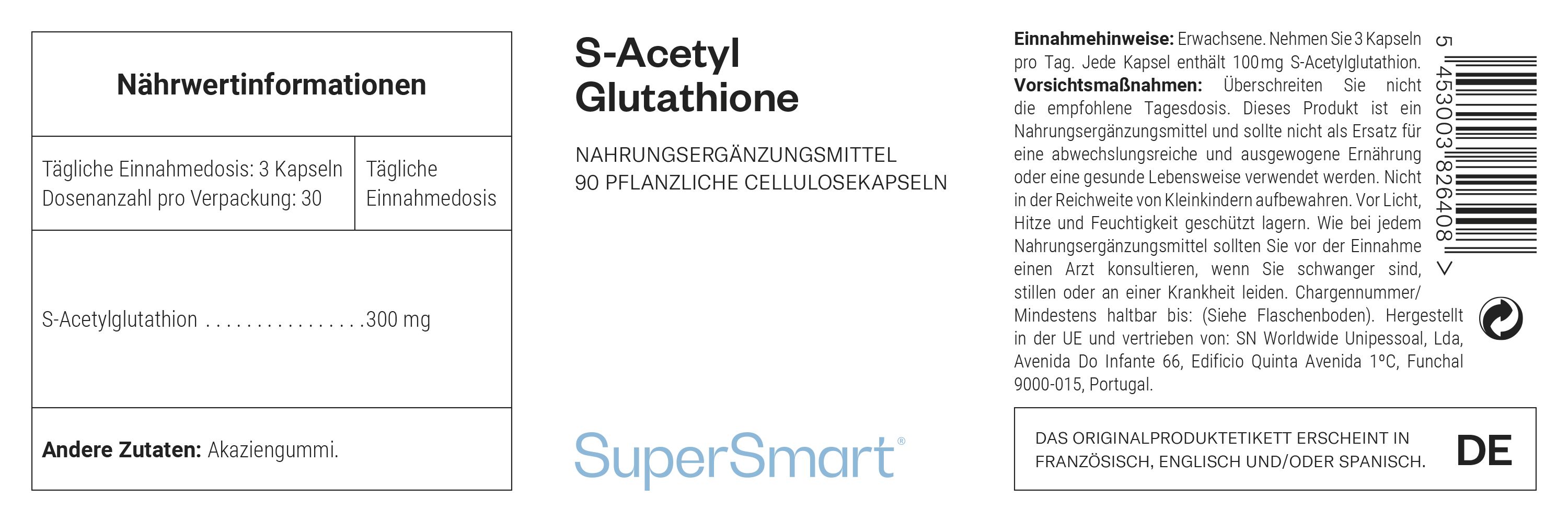 S-Acetyl-Glutathion - SuperSmart