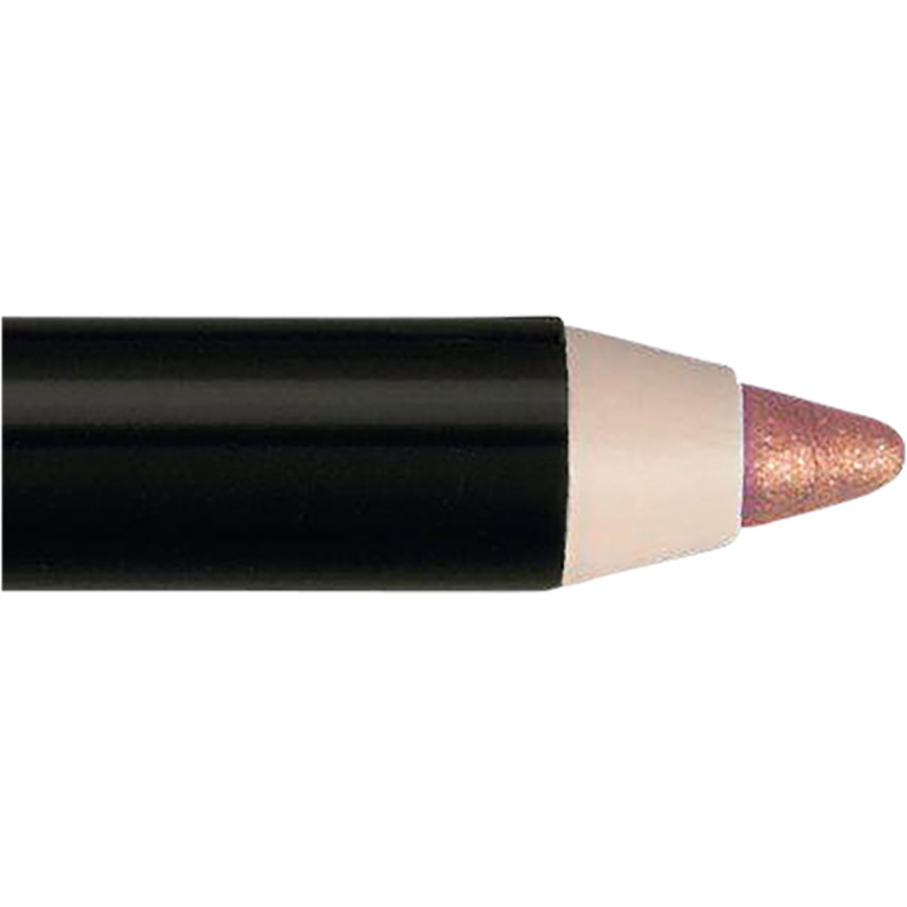 IsaDora Perfect Lipliner, Spitze. Schwarzer Stift mit rosafarbenem Stiftende. Deutlich sichtbare Spitze.