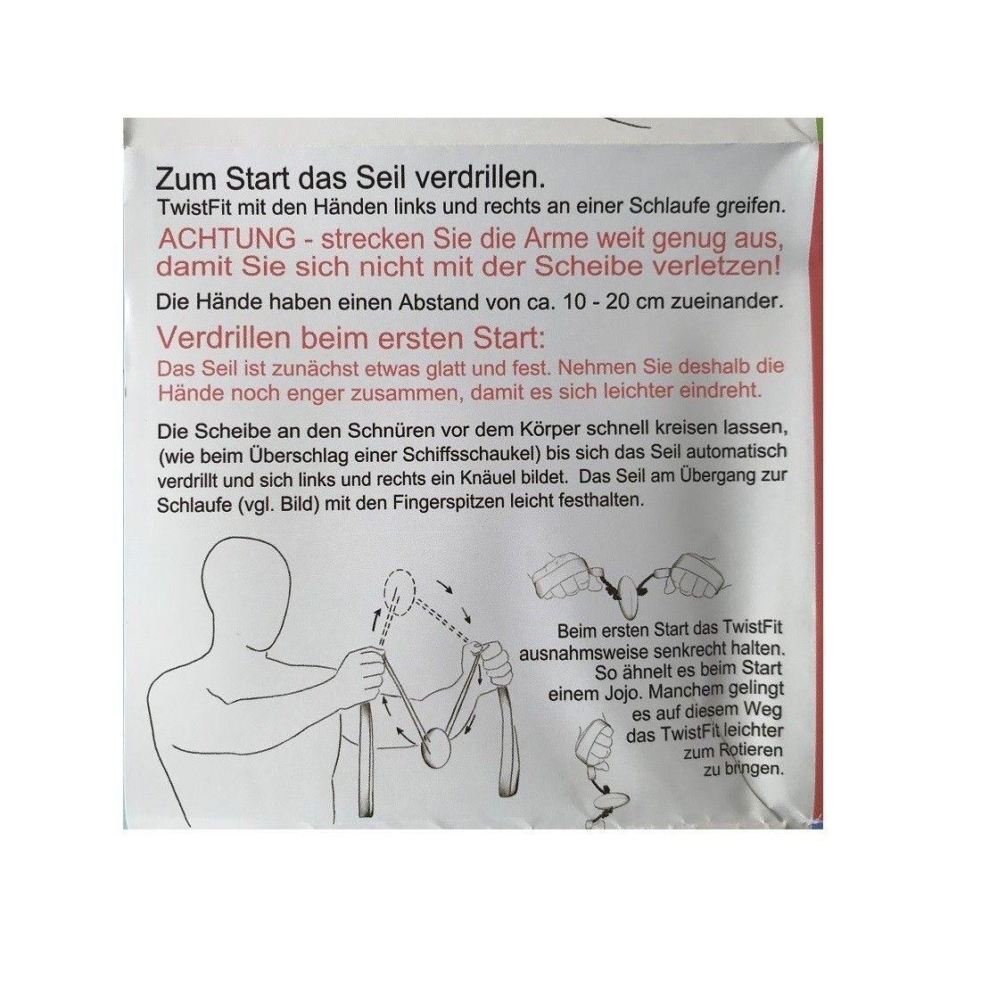 TwistFit® original u. patentiert - Fitness-Studio im Taschenformat