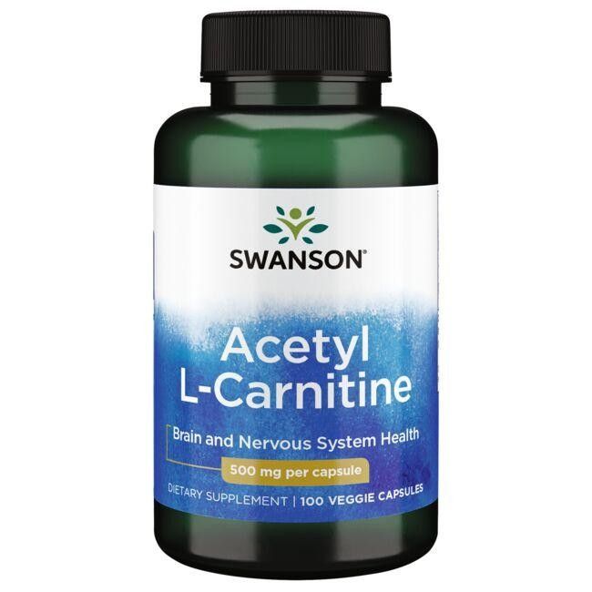 Swanson Acetyl L-Carnitin 500 mg 100 Pc