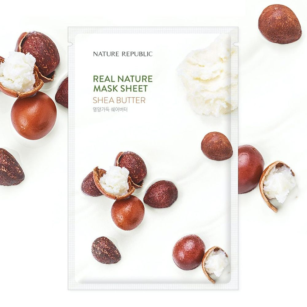 NATURE REPUBLIC Real Nature Shea Butter Sheet Face Mask