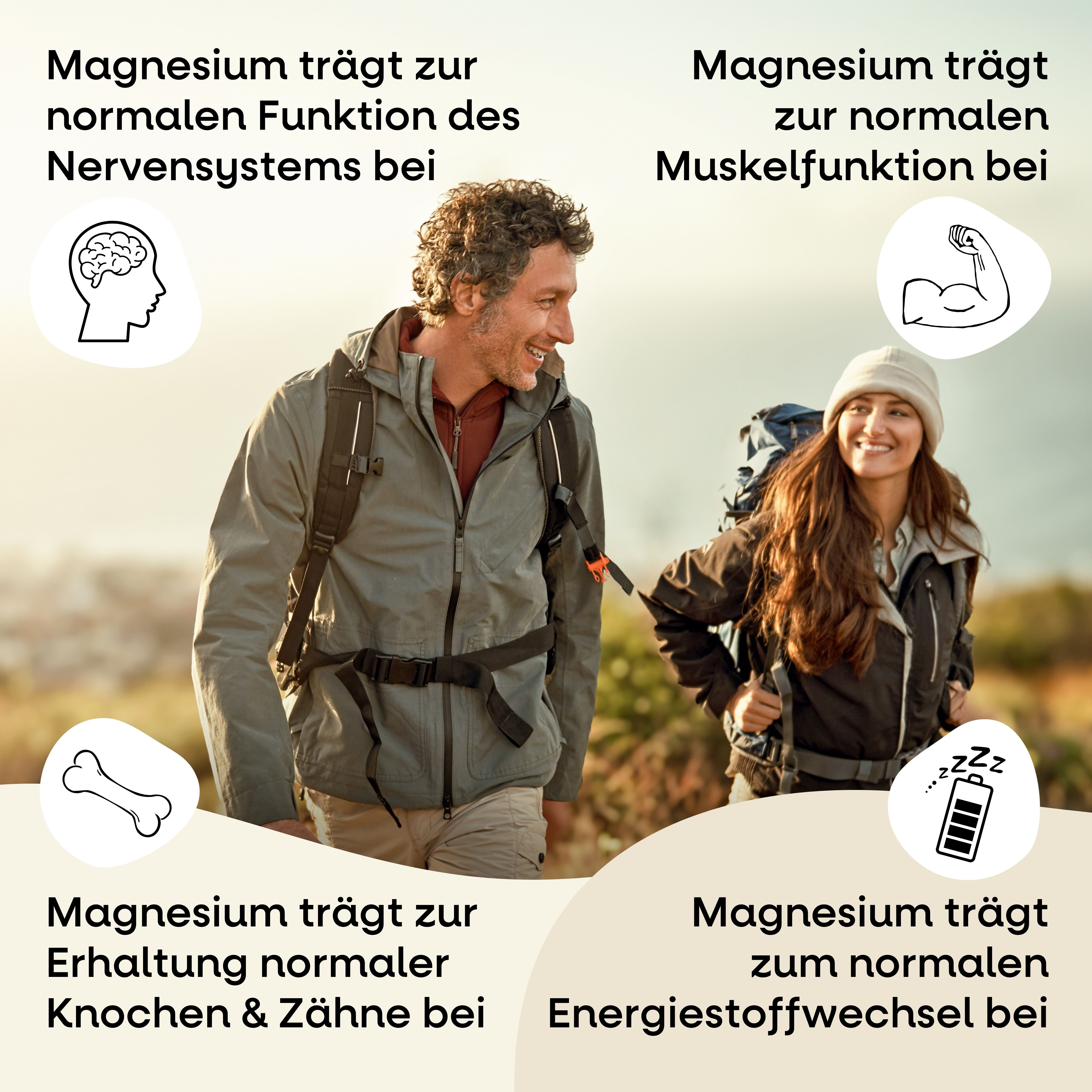 Magnesium Gummibärchen für Erwachsene & Kinder I 180 mg Magnesiumcitrat I Kirsch-Geschmack I vega...