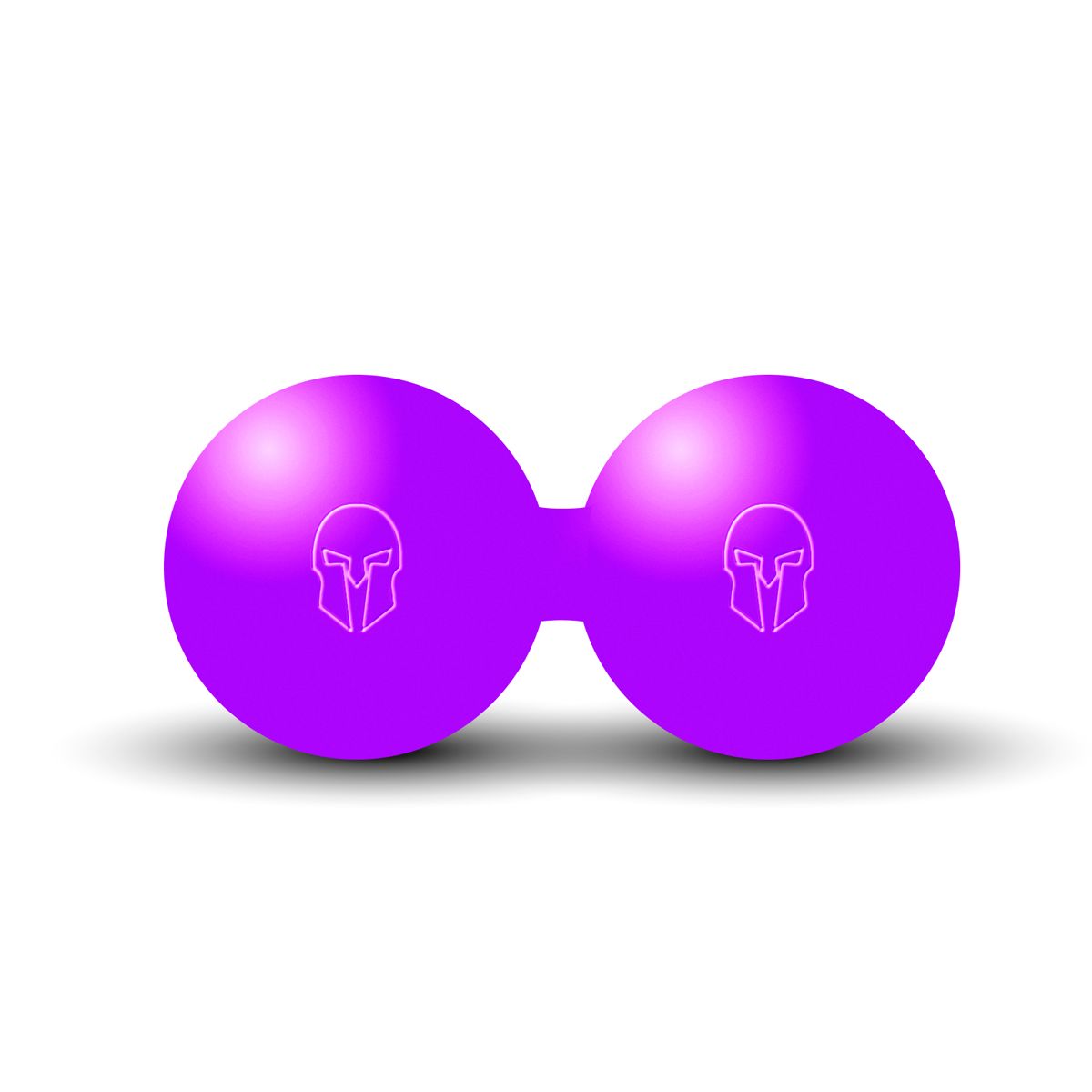 Doppelter Massageball aus Ebonit O 6cm