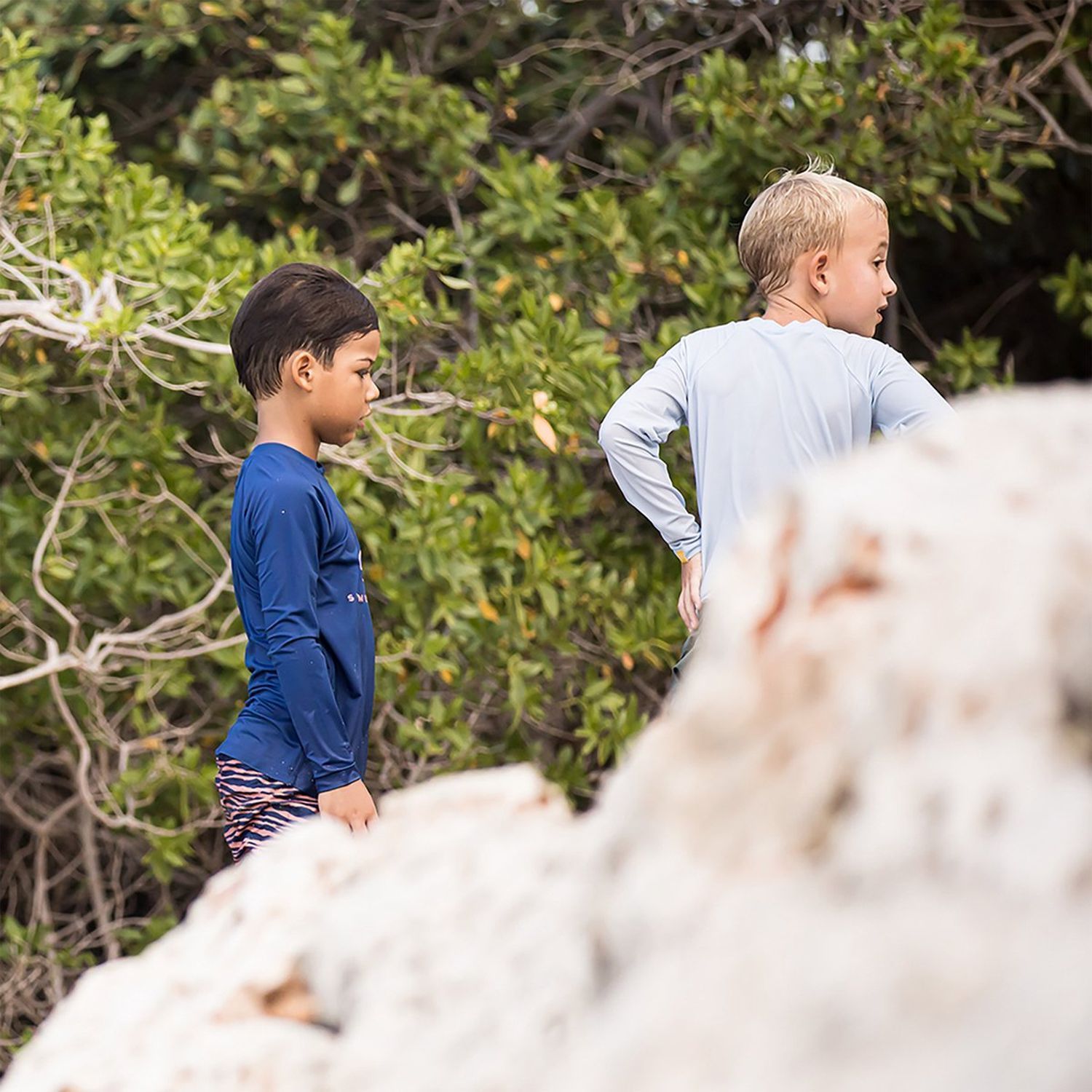 Swim Essentials UV LangarSchwimmshirt für Jungen hell/