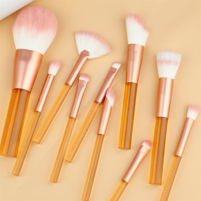 Translucent Perfection Makeup Brush Set - Orange