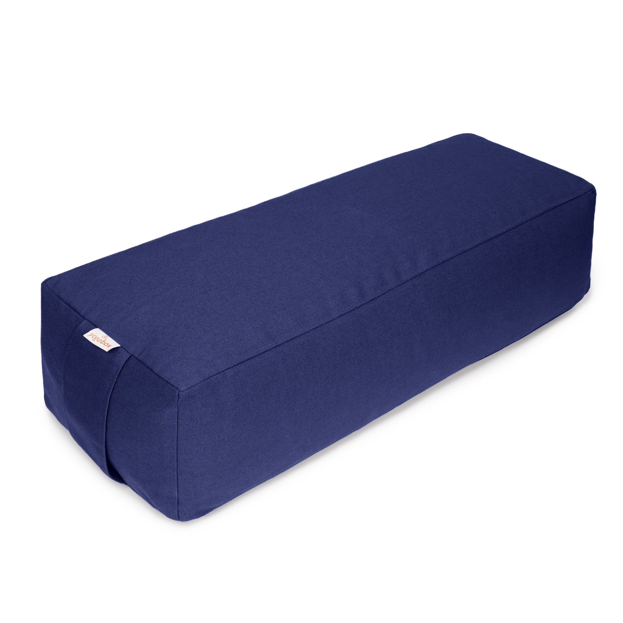 yogabox Yoga und Pilates Rechteckbolster Basic - dunkelblau 60 x 20 14,0 cm 1 St