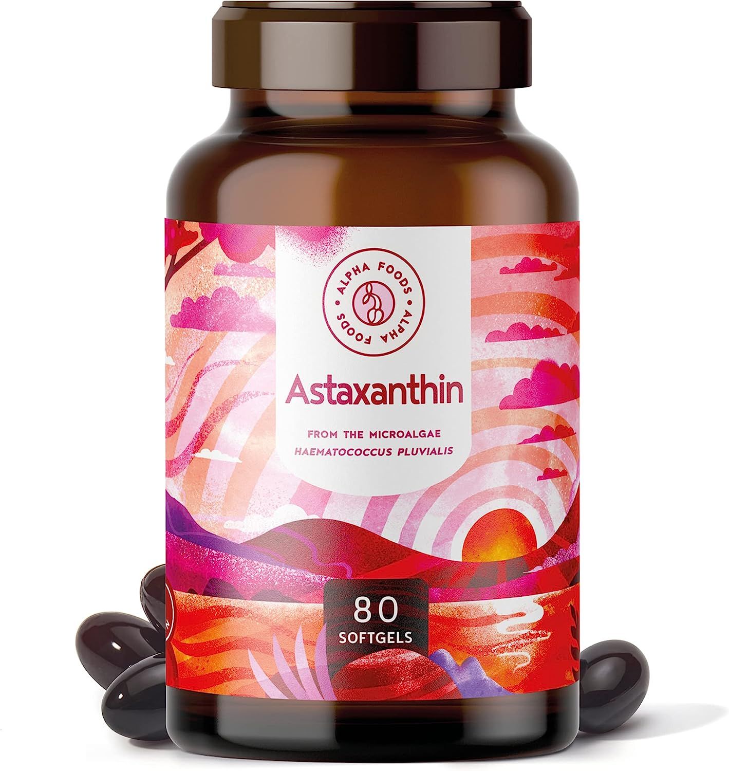 ASTAXANTHIN 1,2mg - vegan - Aus reiner Haematococcus Pluvialis-Mikroalge