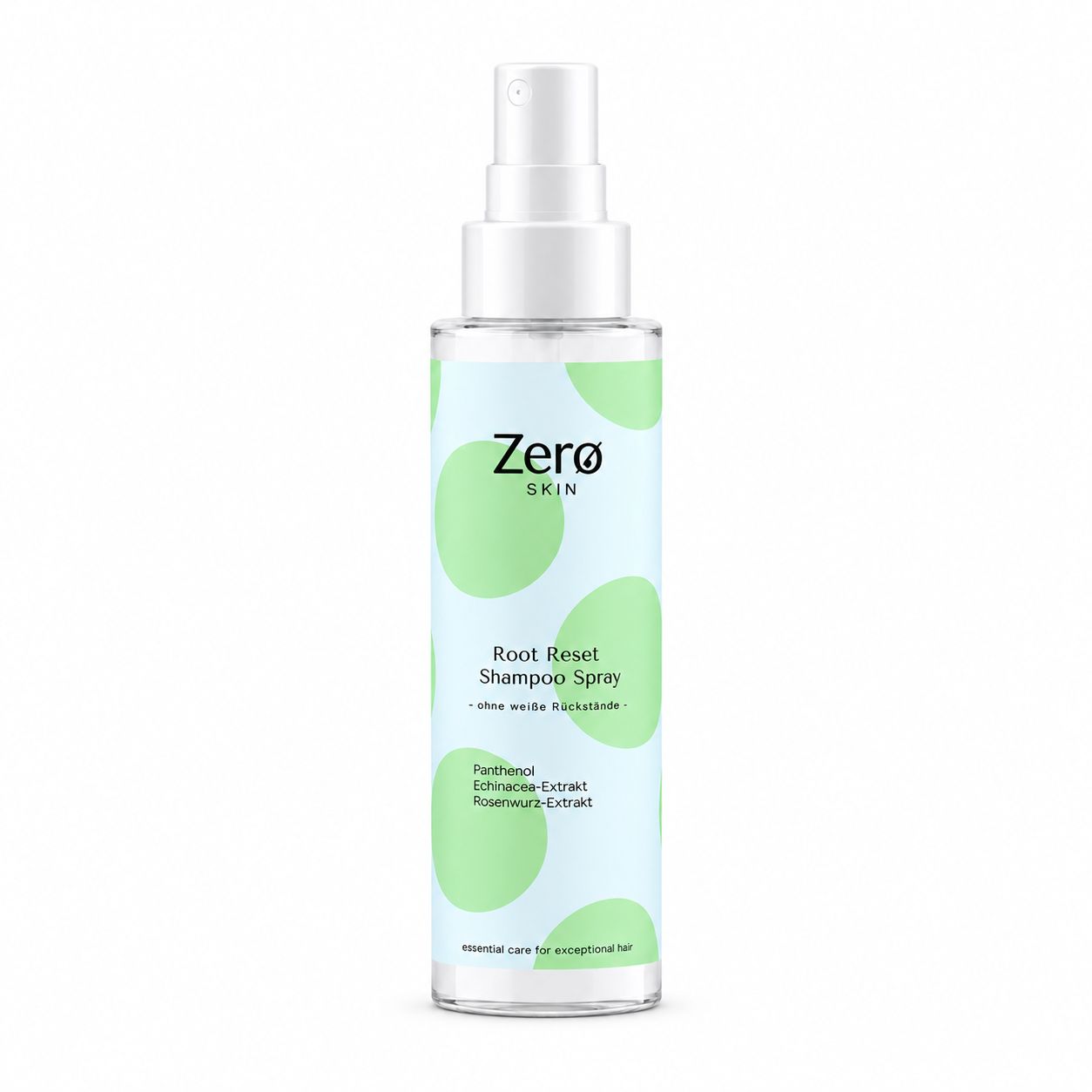 Zero Skin Root Reset Shampoo Spray, für frisches Haar ohne waschen oder weiße Rückstände