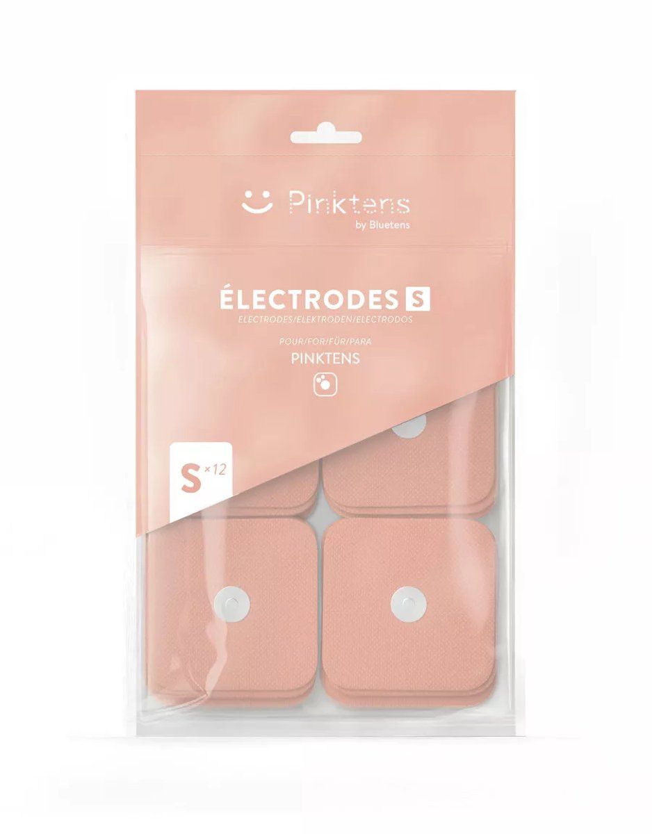 Pinktens - 12 quadratische Elektroden Größe S 1 St