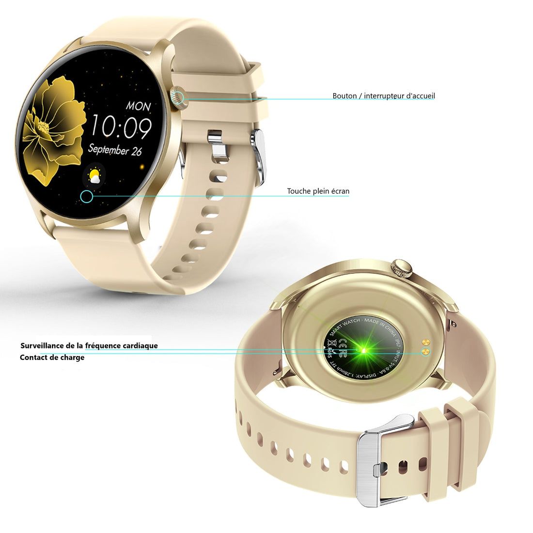 Platyne Multifunktionale Smartwatch