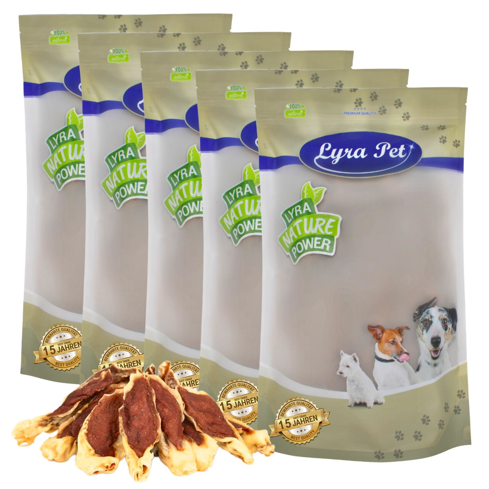 Lyra Pet® Kaninchenohren gefüllt mit Huhn 5 kg Nicht relevant