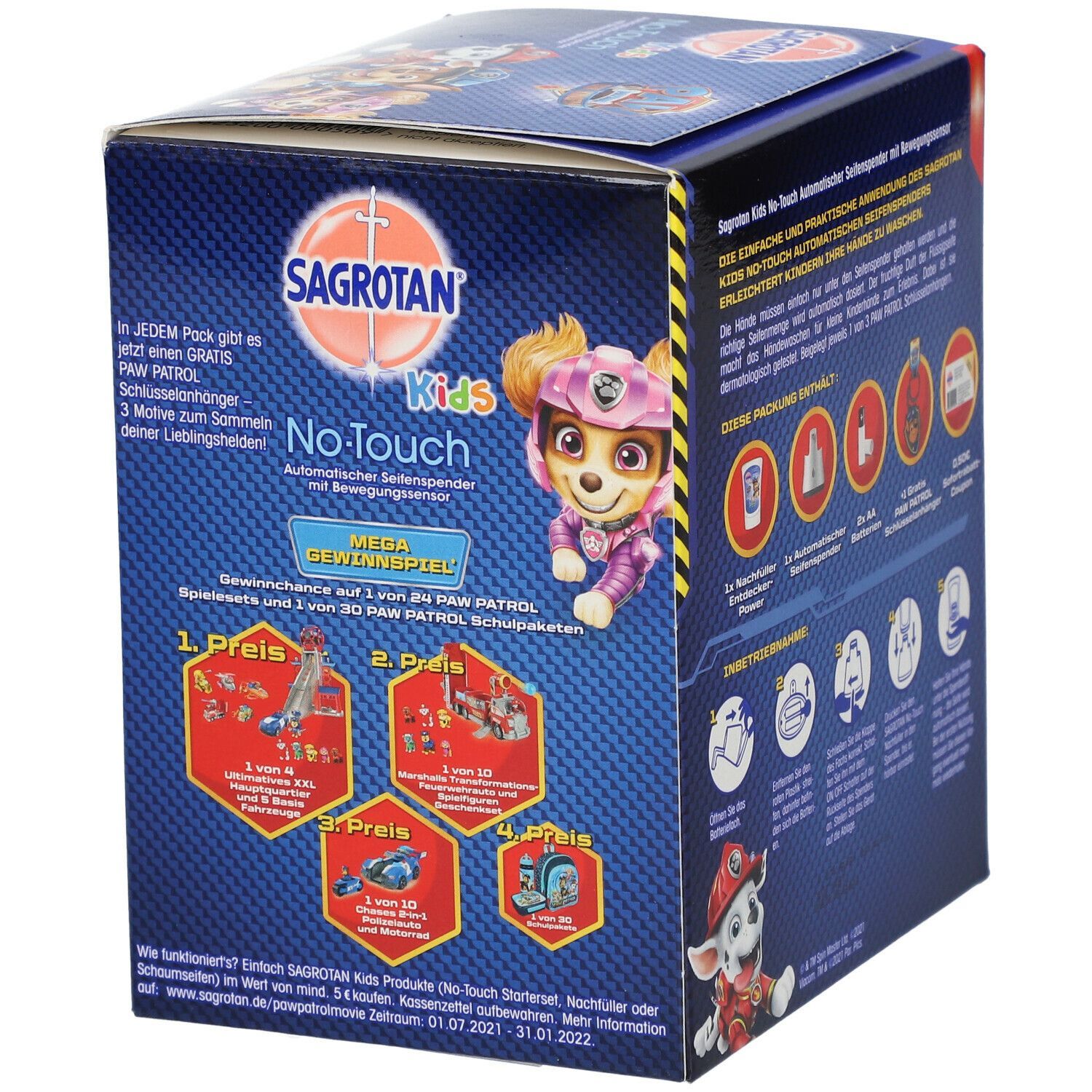 SAGROTAN® Kids No-Touch Automatischer Seifenspender inkl. Nachfüller