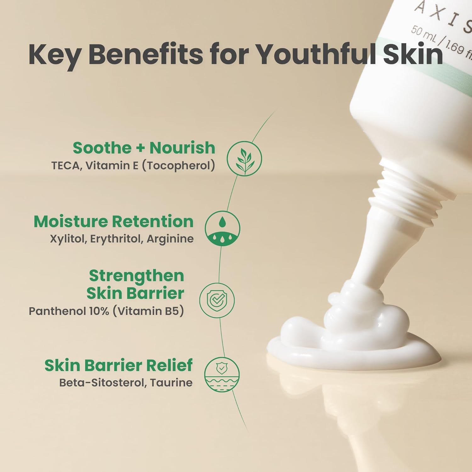 Axis-Y Panthenol 10 Skin Smoothing Shield Cream 50ml