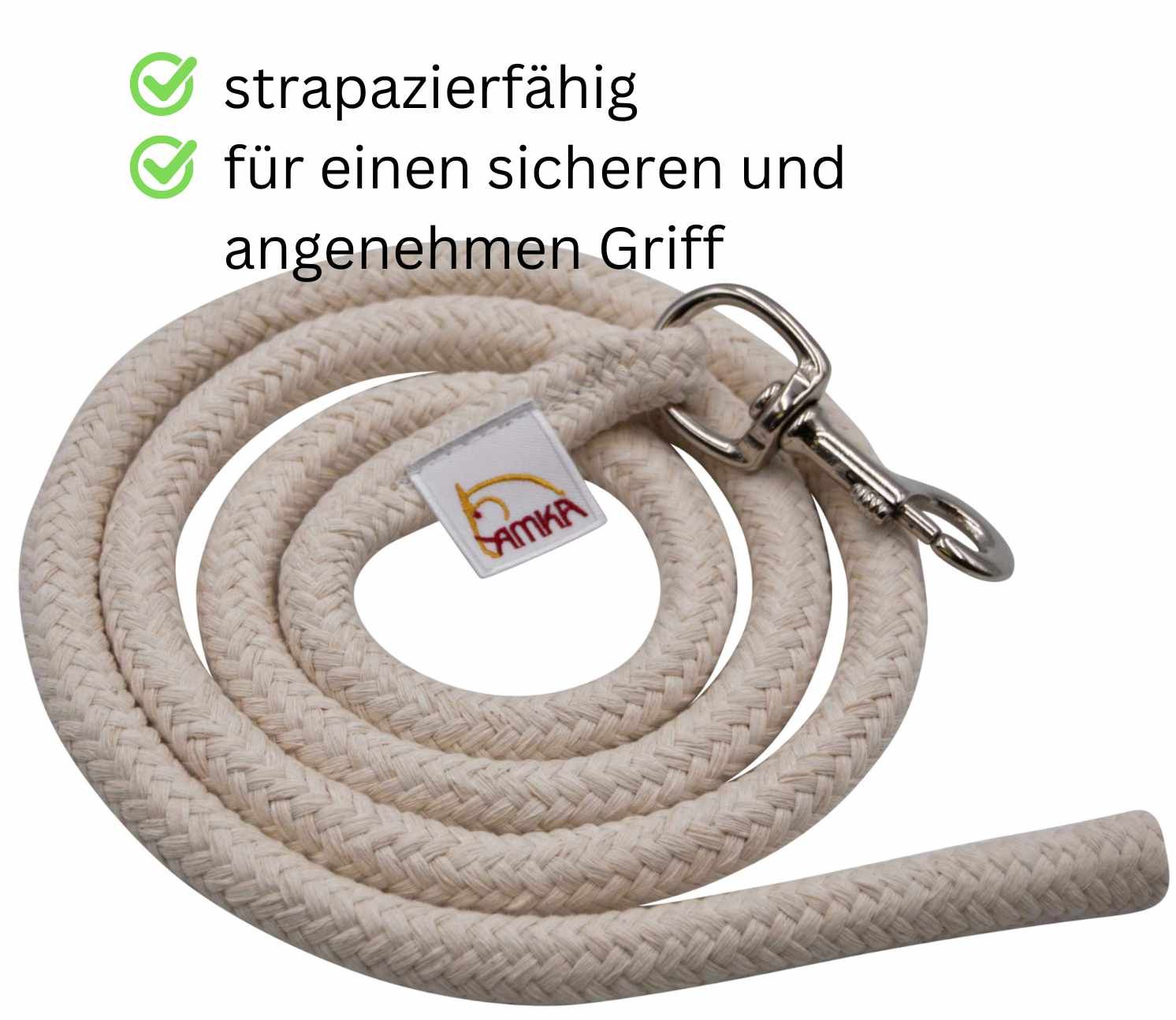 AMKA Anbindestrick mit Karabiner