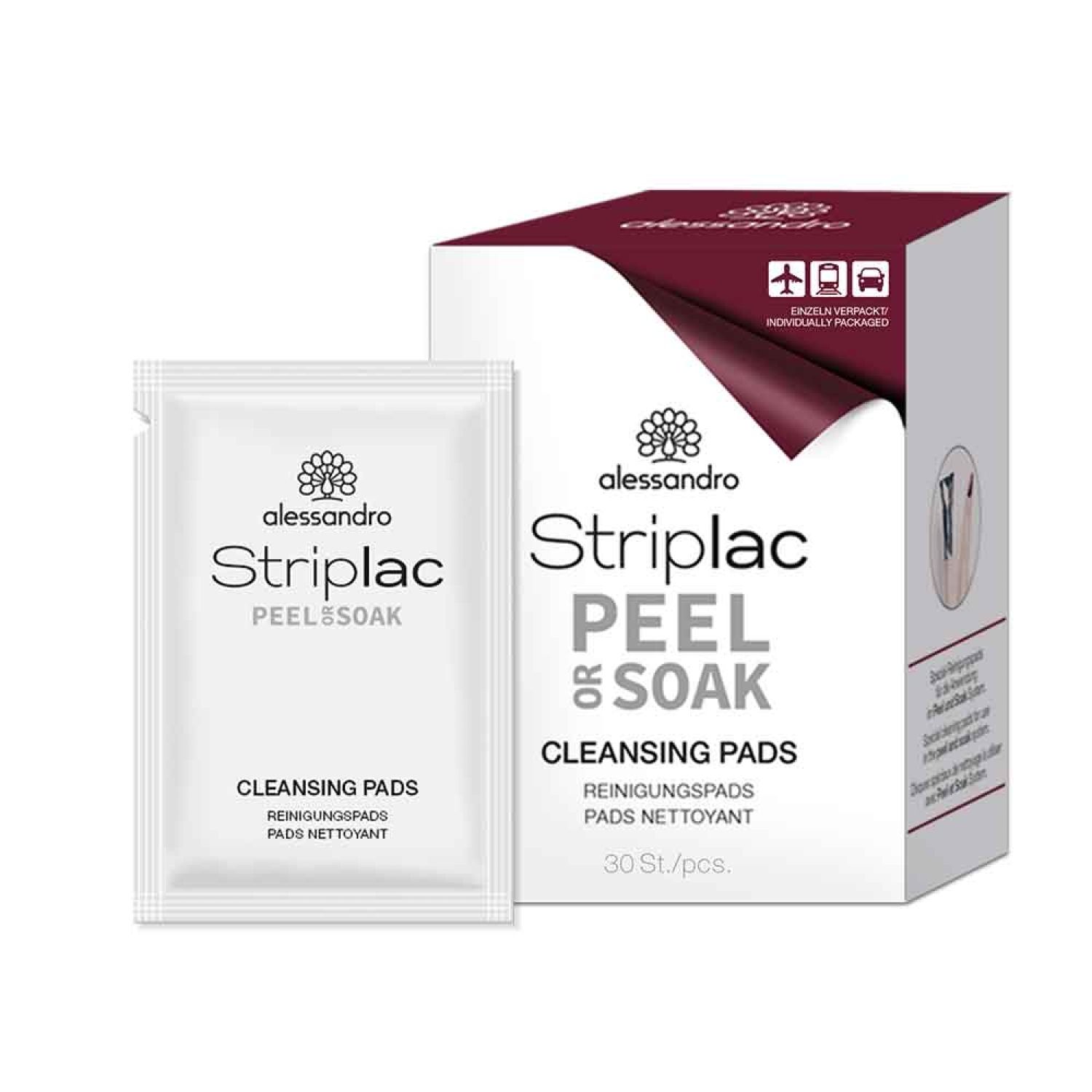 Alessandro International StripLac - Peel or Soak Reinigungspads