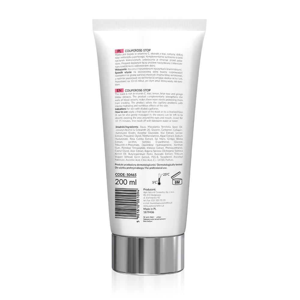 Apis Couperose - Stop, Creme-Maske für die von betroffene Haut 200 ml