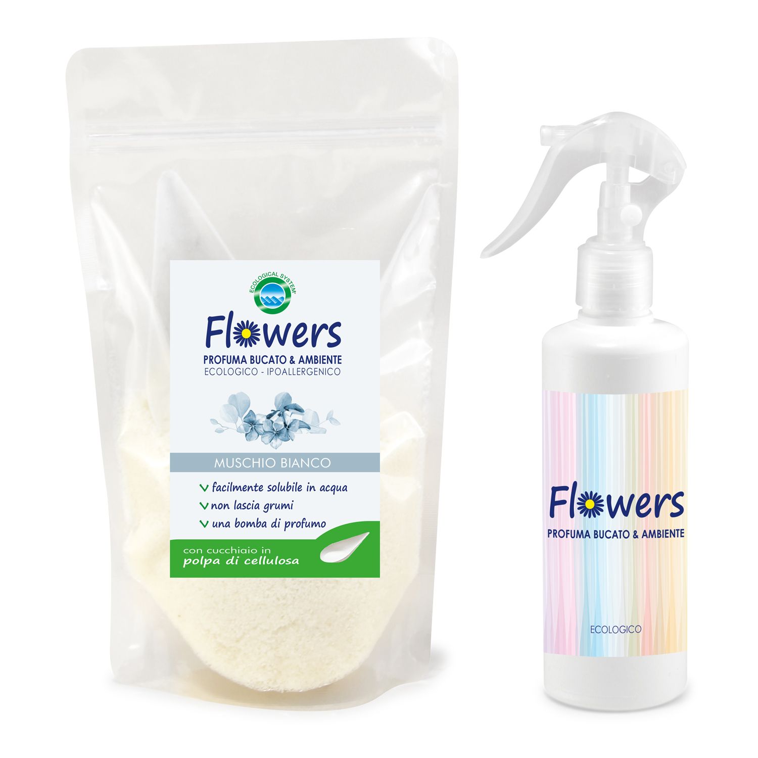 Profuma Bucato E Ambiente In Polvere Ecologico Flowers