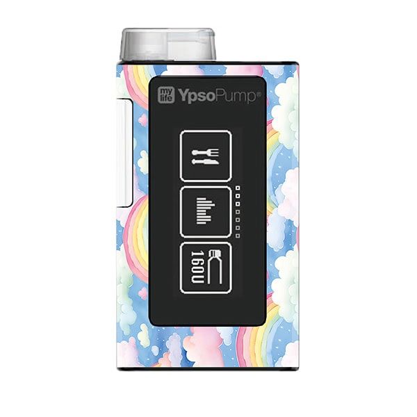 Diasticker® Mylife Ypsopump Sticker "Rainbow Clouds"