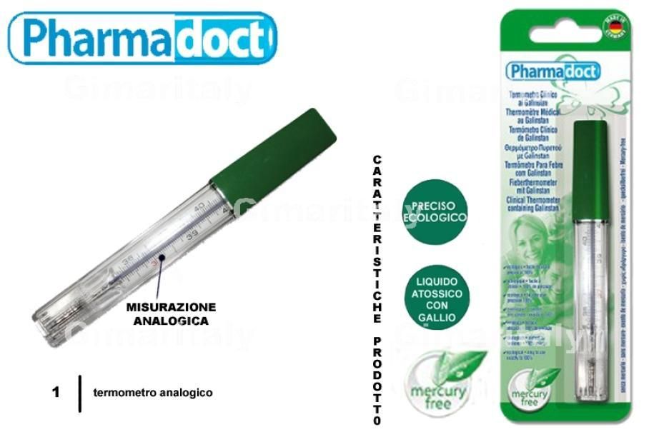 Pharmadoct termometro clinico in blister