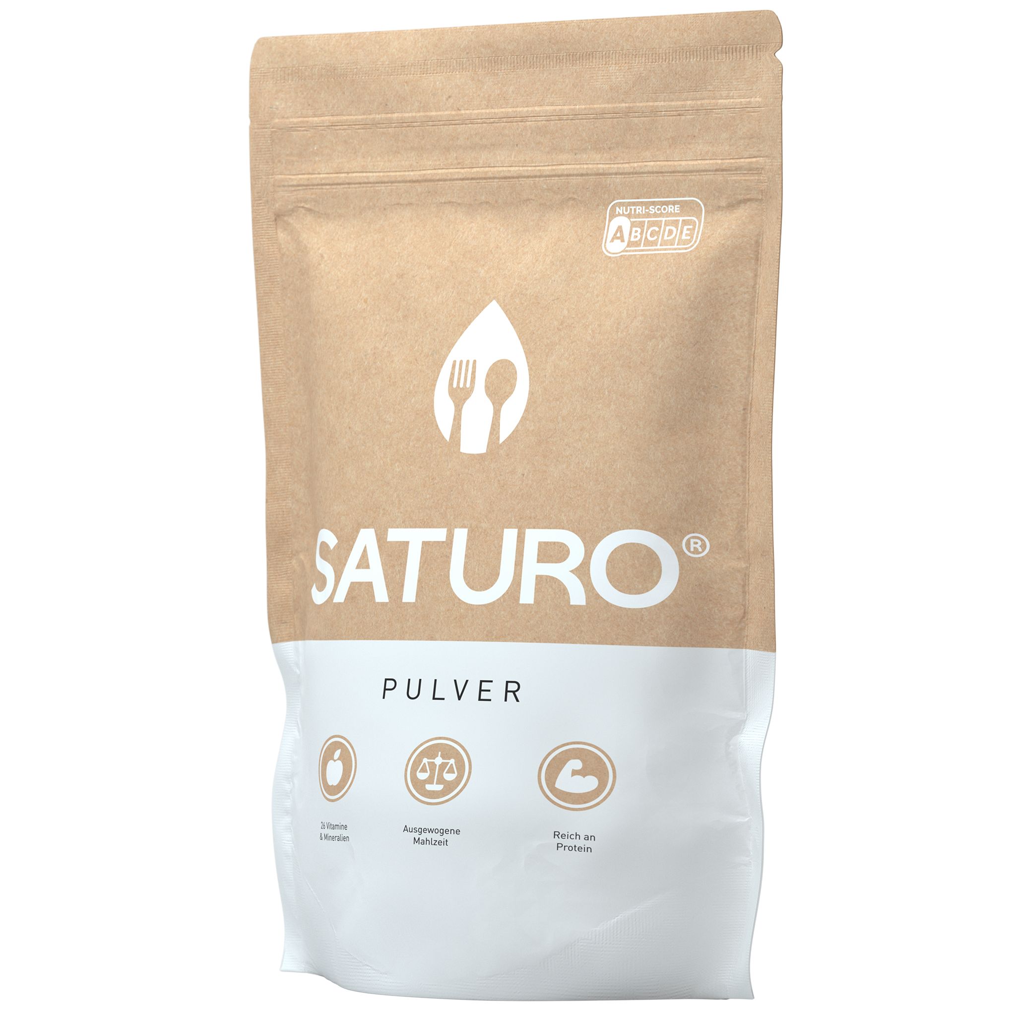 Saturo Trinkmahlzeit Cappuccino | Vegane Trinknahrung| Astronautenkost mit Protein & Nährstoffen