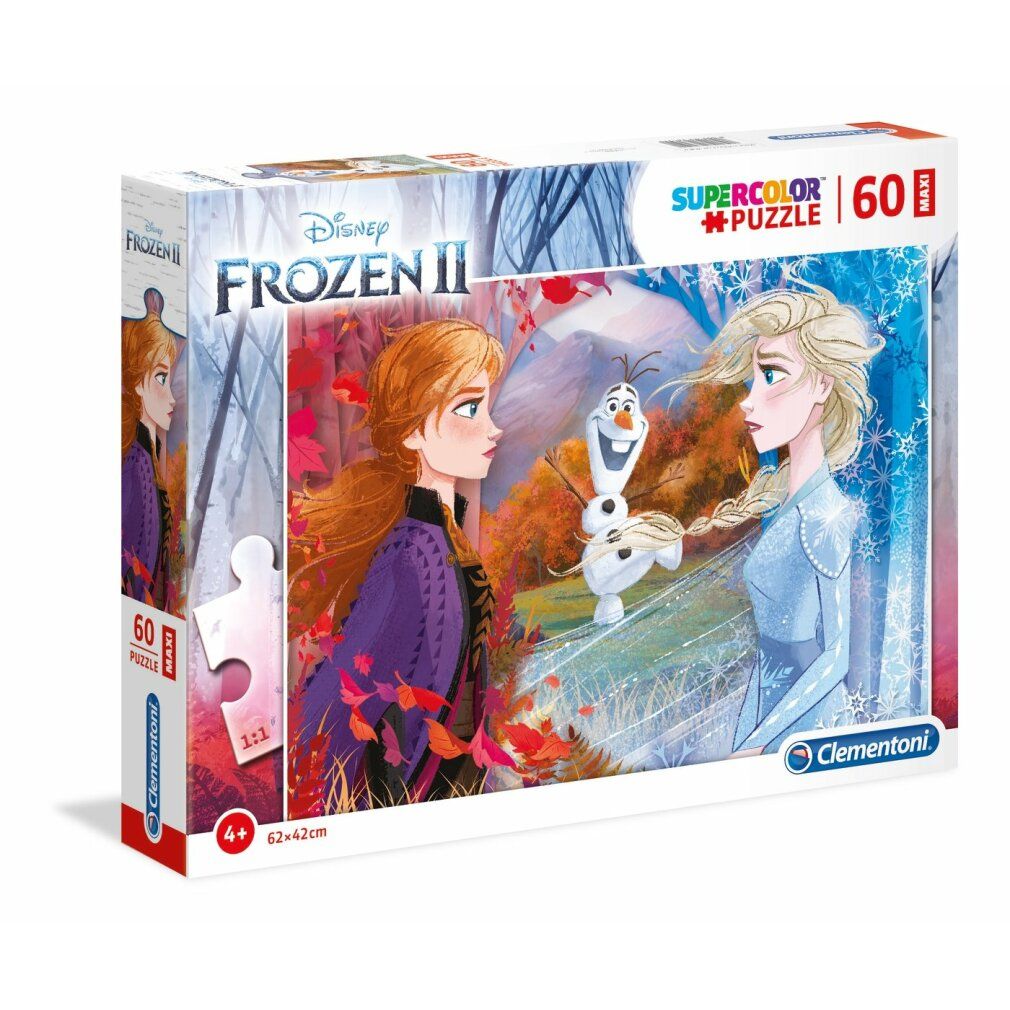 Clementoni Maxi Puzzle Disney Gefroren 2, 60 Teile.