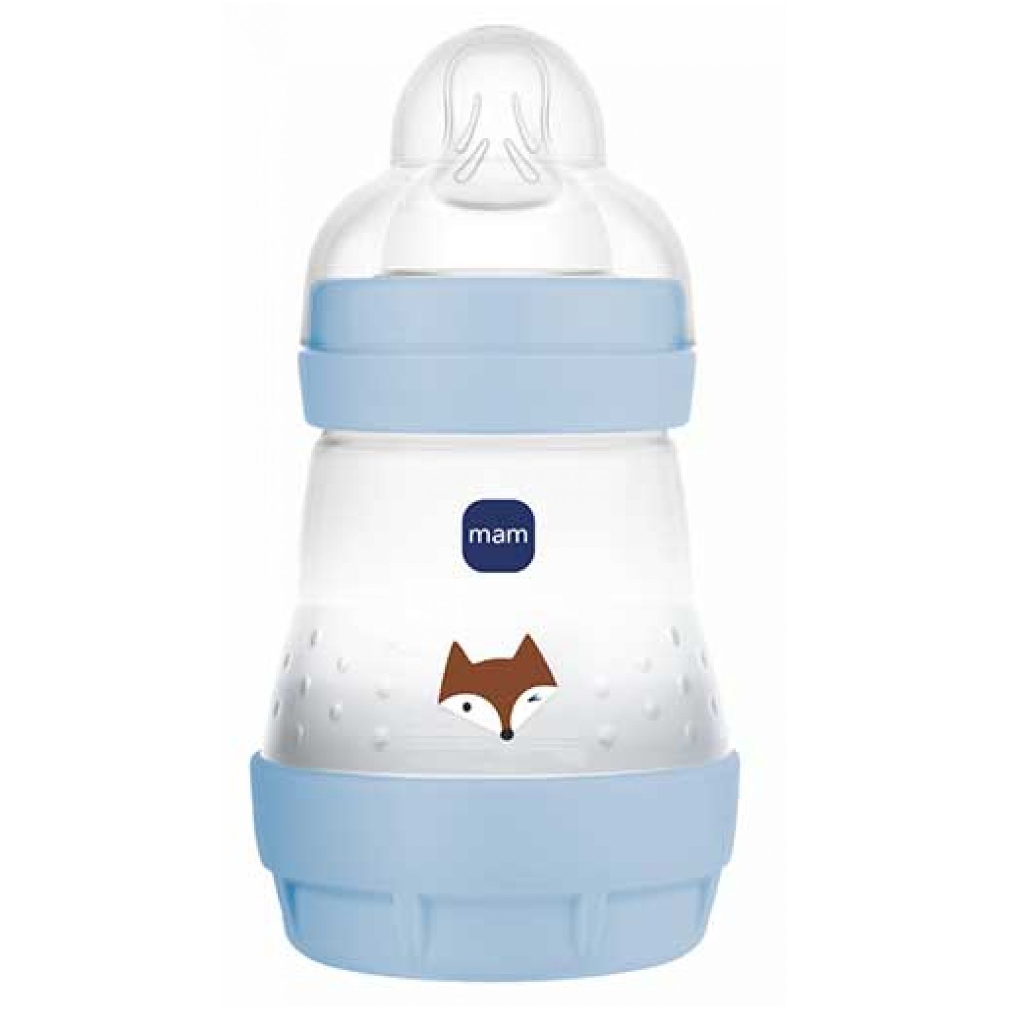 MAM Babyflasche Easy Start 0 Monate und Mehr Durchflussmenge 1 (Farbe : Ozean) 7,1x7,1x14,5 cm