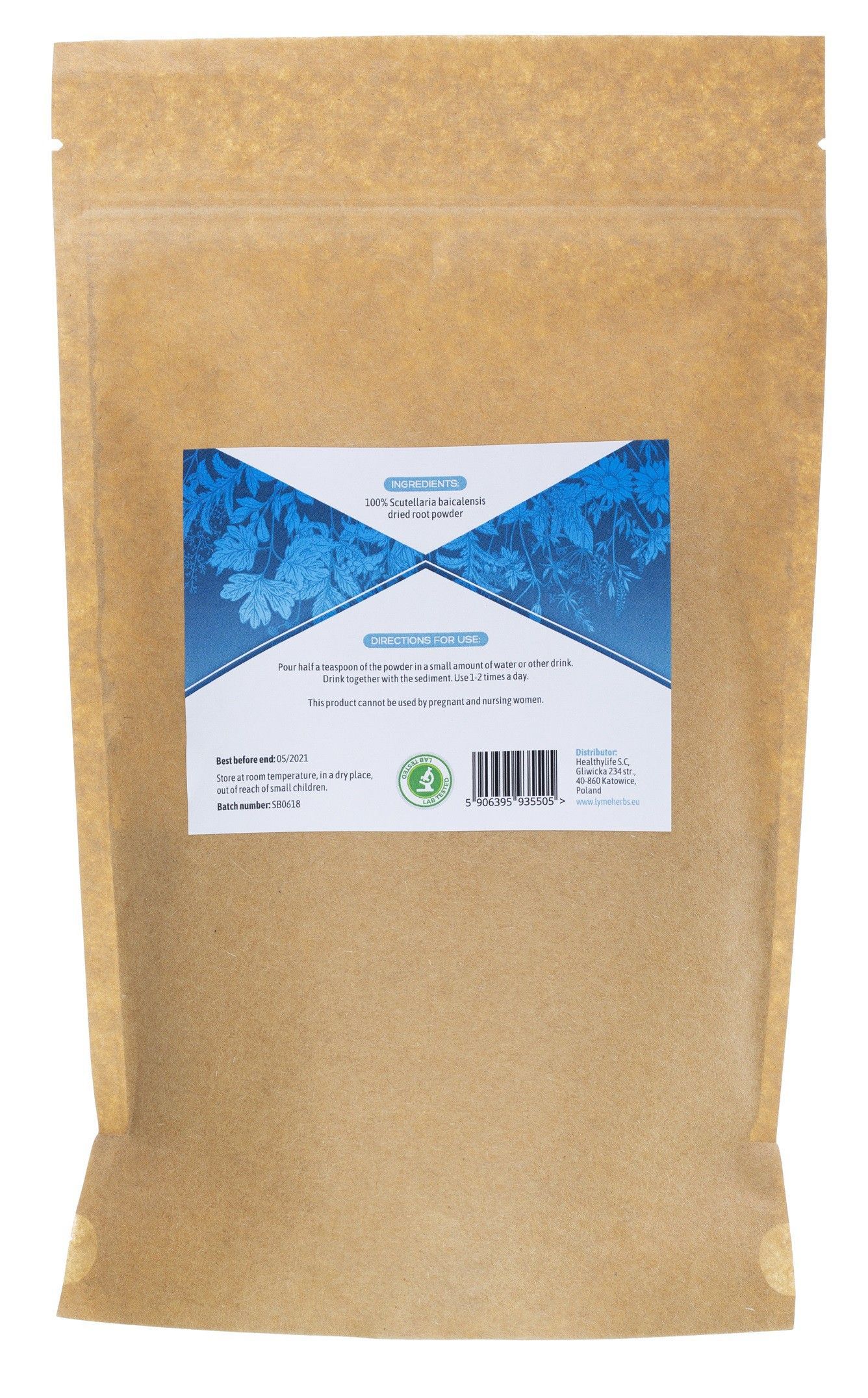 Lymeherbs Baikal-Helmkraut, pulver