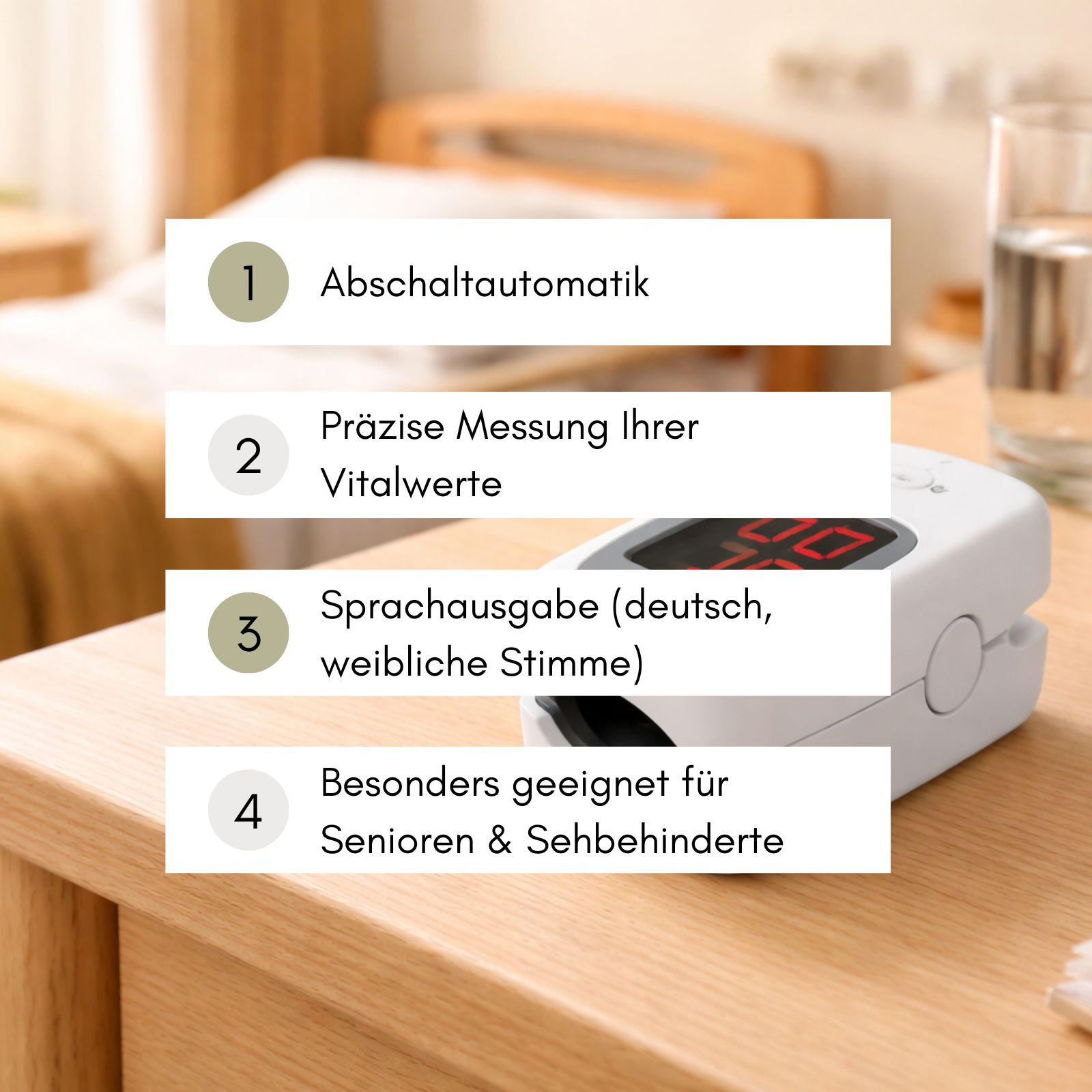 MedTalk Sprechendes Pulsoximeter