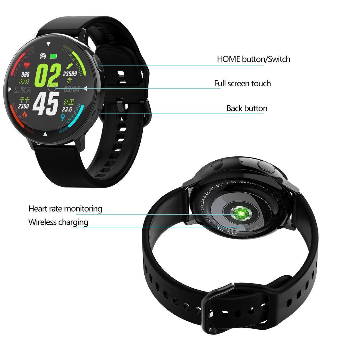 Platyne Multifunktionale Smartwatch