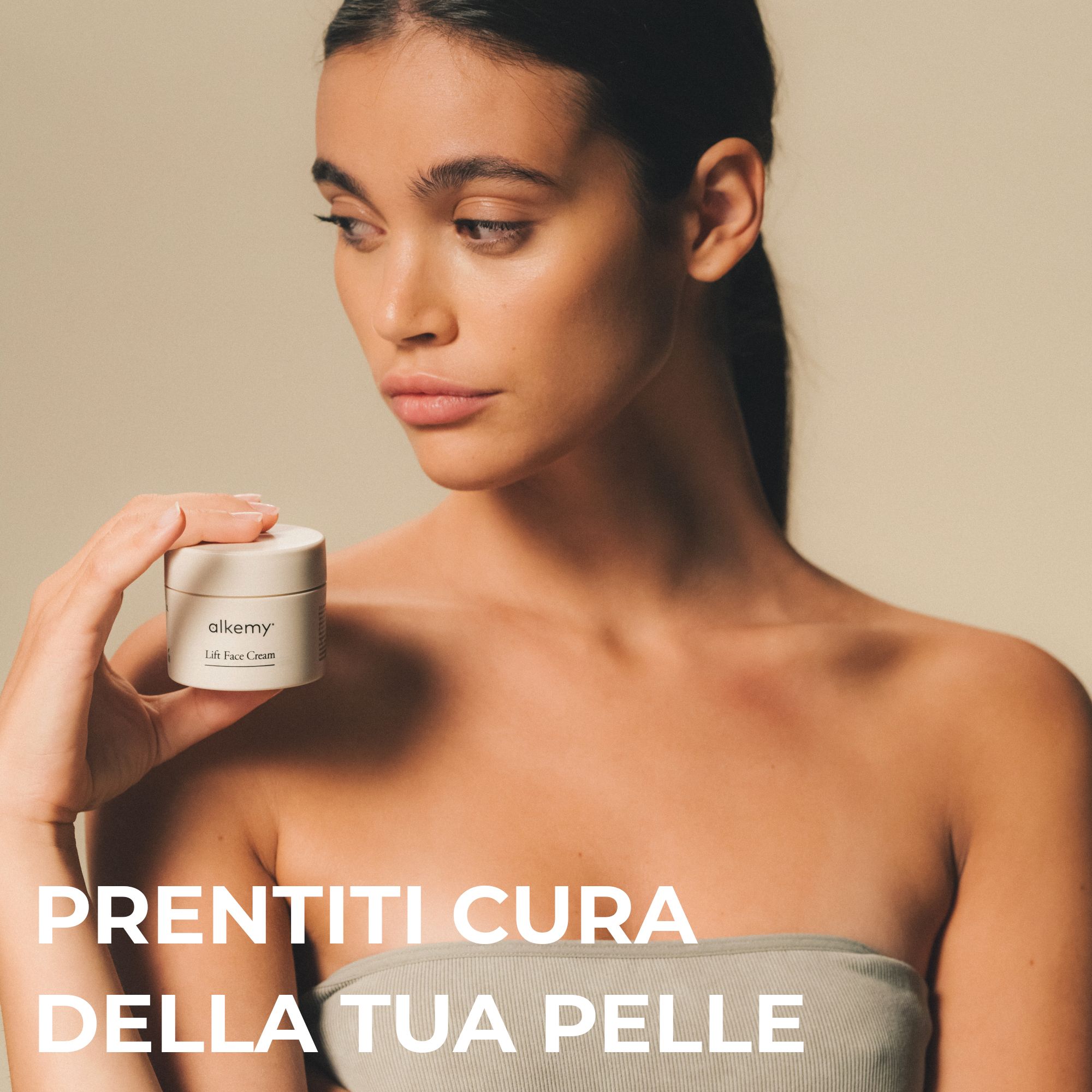 Alkemy Anti Falten Creme mit Kollagen und Hyaluronsäure, Anti Aging Wirkung mit Lifting Effekt