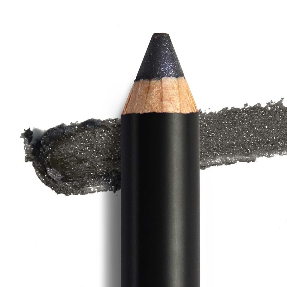 Schwarzer Augenstift, ALL TIGERS, mit Farbabstrich. Spitze, Holzschaft. Text.