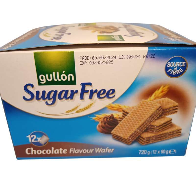 Gullon zuckerfreie Waffeln Chocolate Flavour