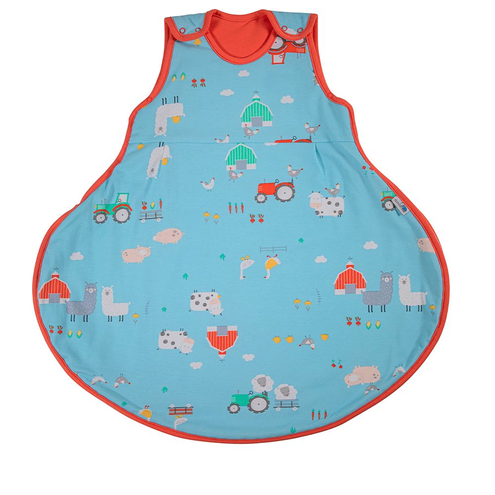 schlummersack Ganzjahres Schlafsack bei Hüftdysplasie in 2.5 Tog 6-18 Monate 90 cm Bauernhof