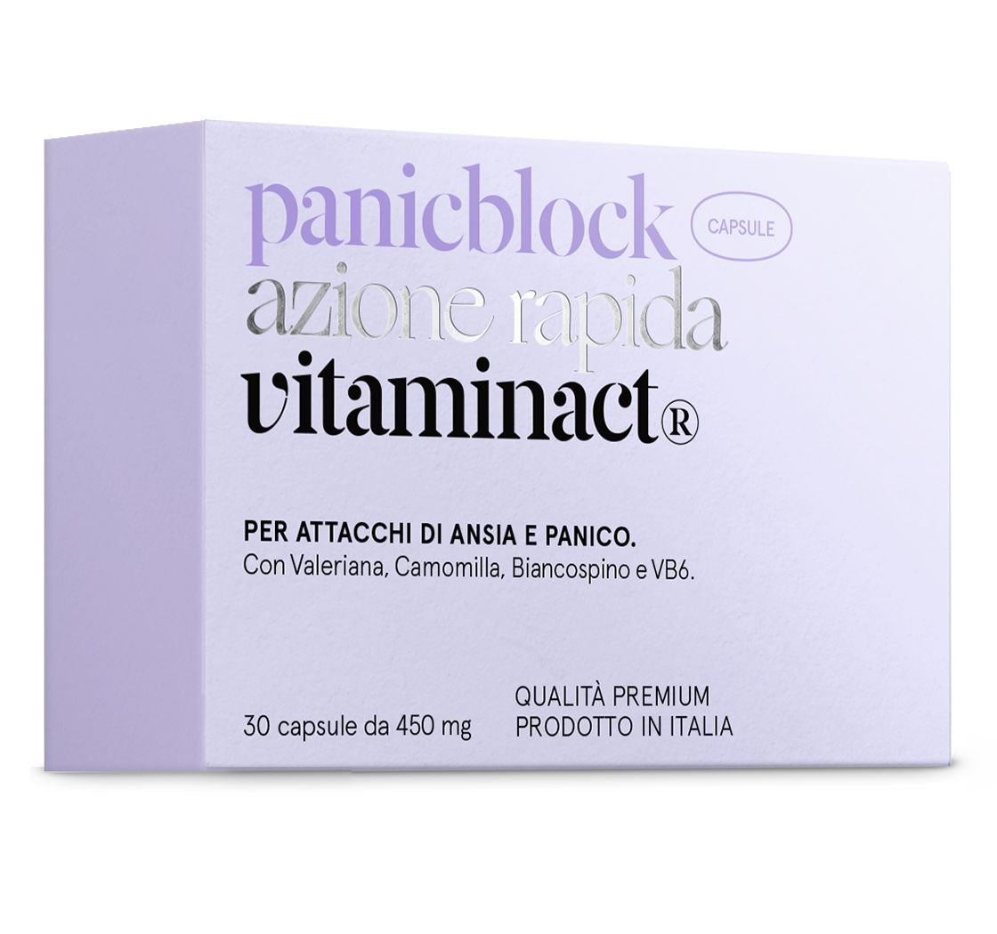 Vitaminact - PanicBlock azione Rapida - Per Attacchi di Panico