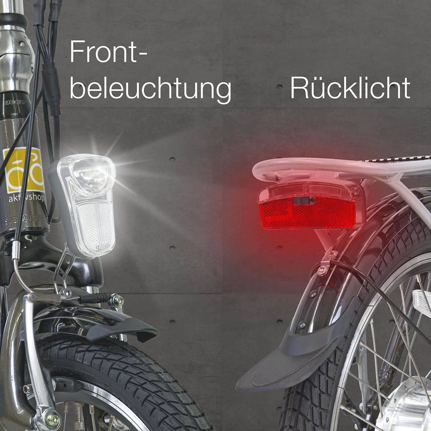 aktivelo Faltrad für Herren & Damen, 20 Zoll, elektro mit Felgenbremse, 6 Gänge