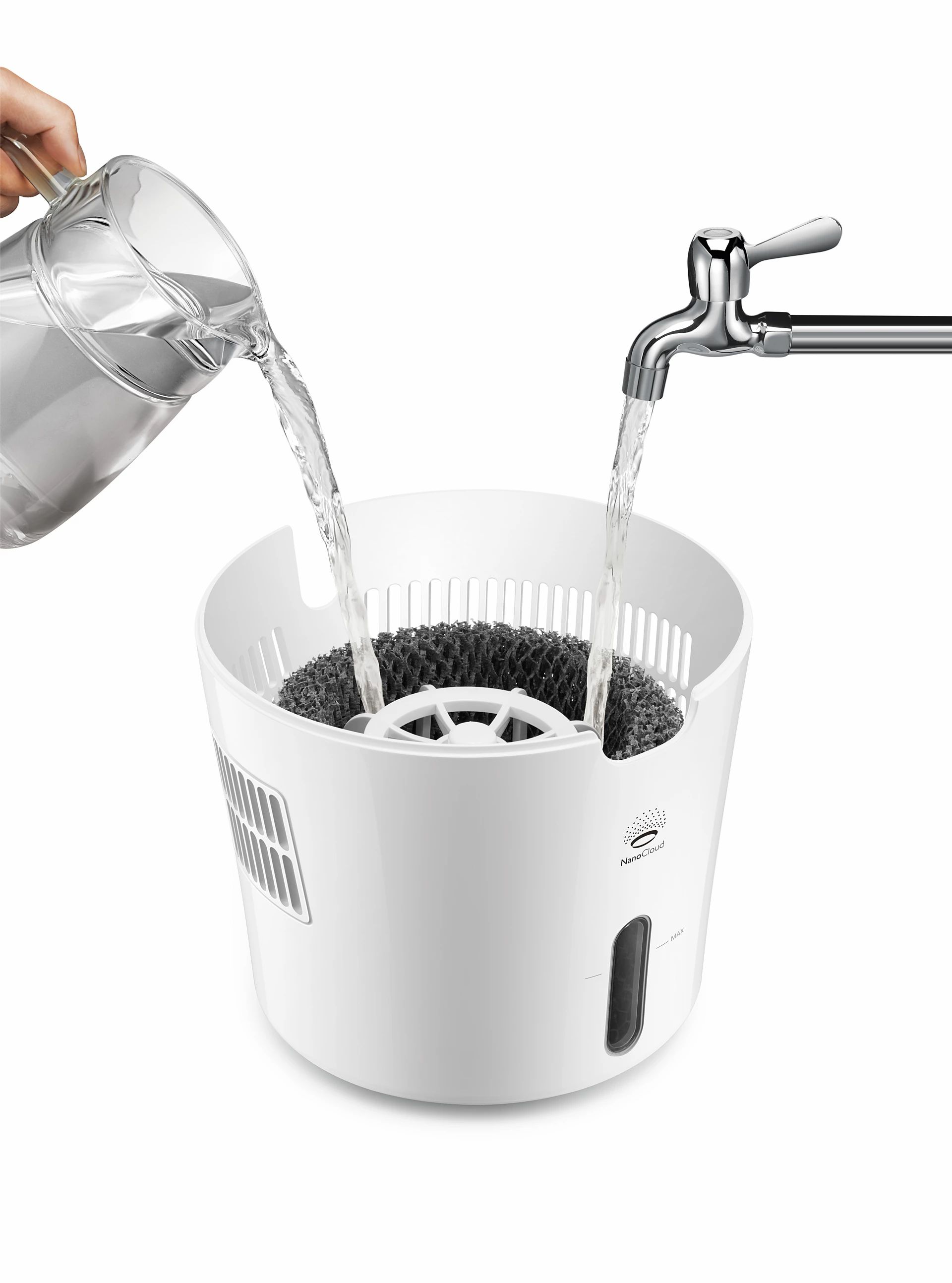 PHILIPS Luftbefeuchter Series 2000 HU4816/10  NanoCloud