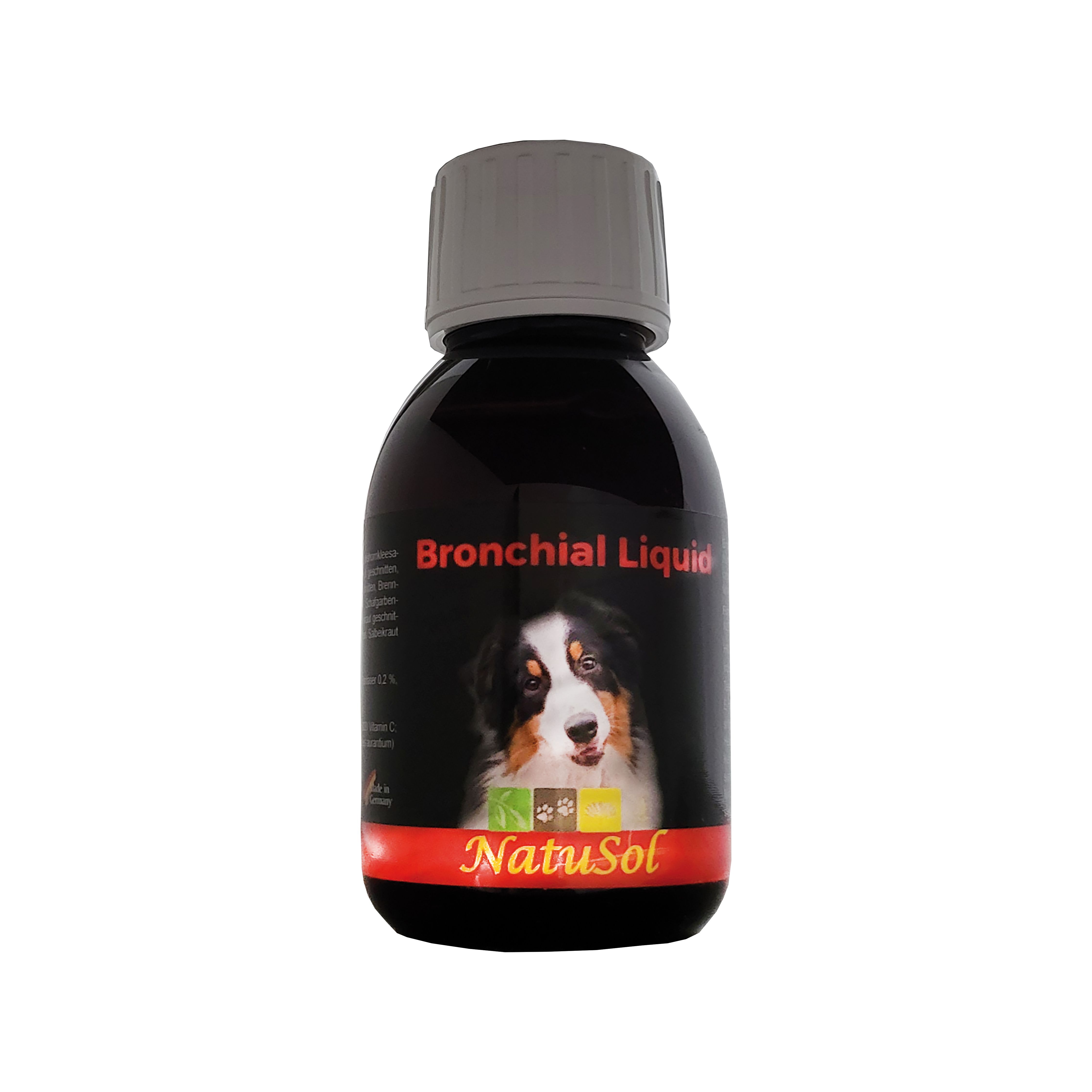 NatuSol Bronchial Liquid für Hunde - Wertvolle Zusammensetzung zur Unterstützung der Atemwege